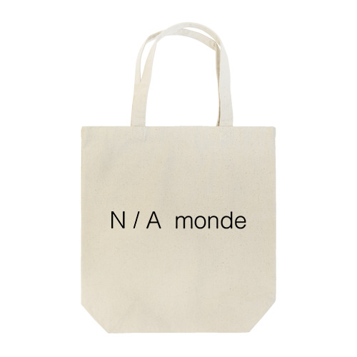 N/A monde Tote Bag