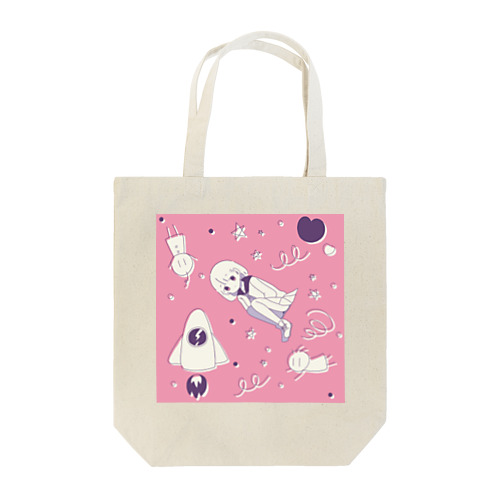 宇宙×女の子 Tote Bag