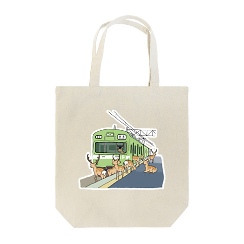 奈良の電車 Tote Bag