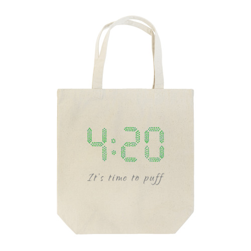 420 "It's time to puff" アイテム トートバッグ