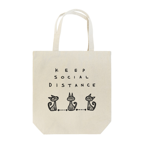 Keep social distance（再販） トートバッグ