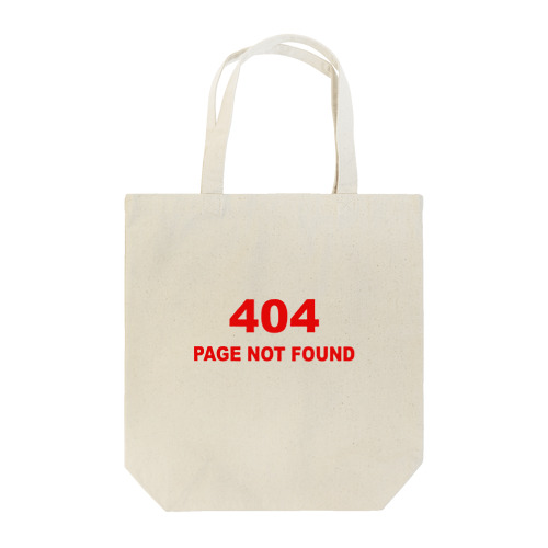 [404] NOT FOUND Tote Bag