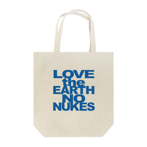手さげ LOVE the EARTH NO NUKES  Tote Bag