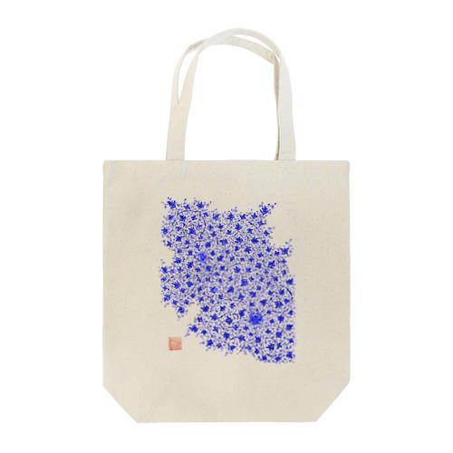 Traditional Japanese Pattern, Peony and Arabesque Tote Bag