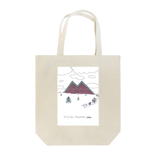 M is for Mountain Tote Bag