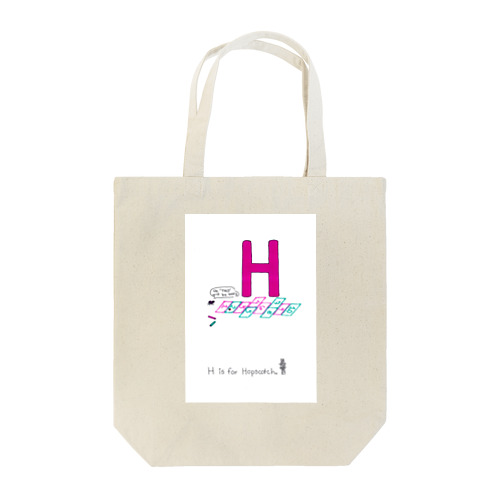 H is for Hopscotch  Tote Bag