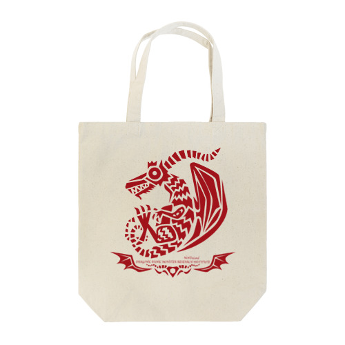 ドラゴルーン魔生物研究所の紋章(紅) Tote Bag