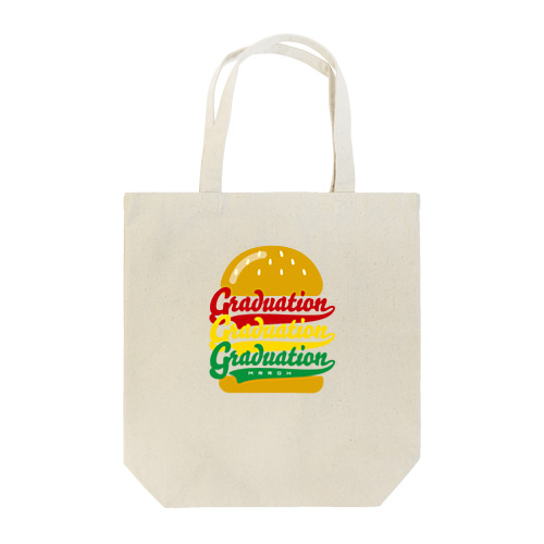 graduation burger トートバッグ