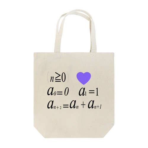 数学公式シリーズ５～フィボナッチ Tote Bag