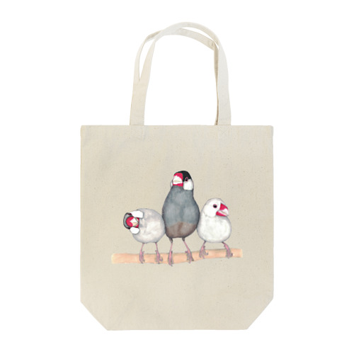 [森図鑑] 三羽文鳥 Tote Bag