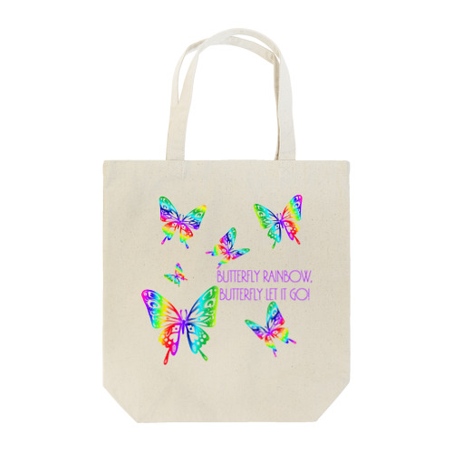 BUTTERFLY RAINBOW Tote Bag