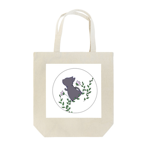 草と猫 Tote Bag