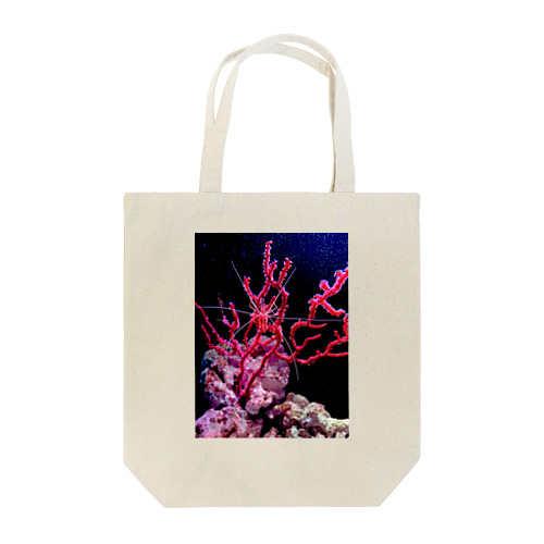 エビと珊瑚 トートバッグ