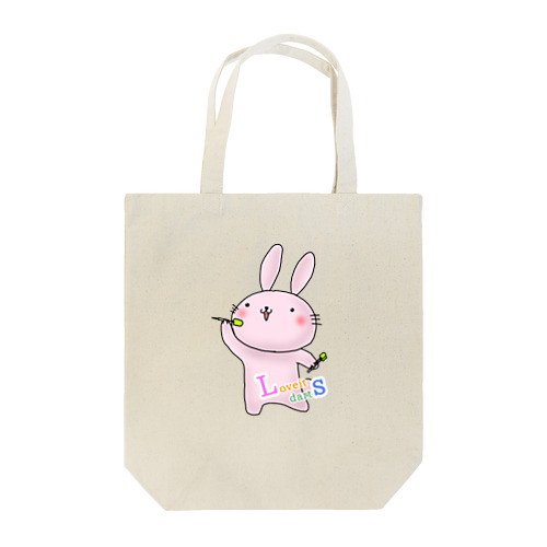 Loveit darts ウサギ ロゴ入り Tote Bag