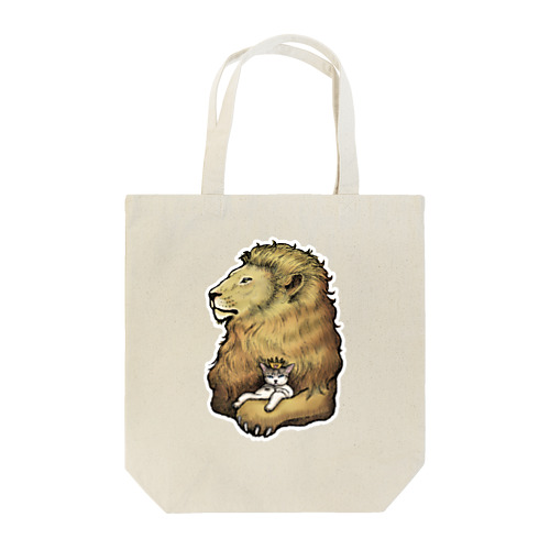 カブと獅子(カラー) Tote Bag