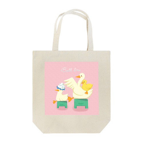 アヒルさんのbath time Tote Bag