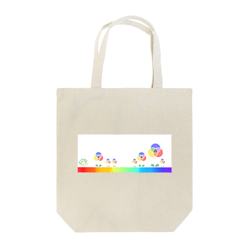 混色フラワー（ペイント） Tote Bag