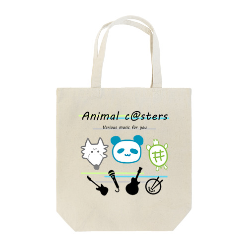 Animal c@sters ゆるデザイン Tote Bag