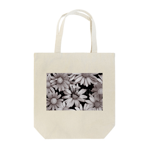 モノクロ花園ロゴ Tote Bag