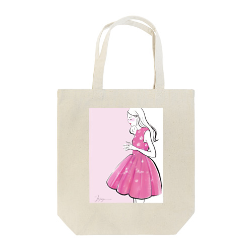 ピンクスカート Tote Bag