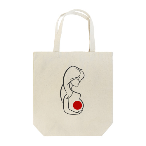 Pregnant in Japan Tote Bag
