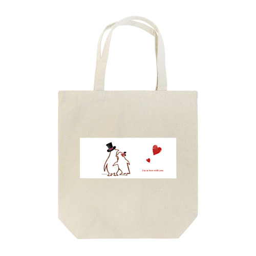 I'm in love with you. -Penguins Tote Bag