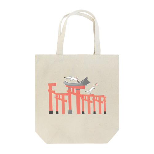 狐の手毬唄-鳥居- Tote Bag