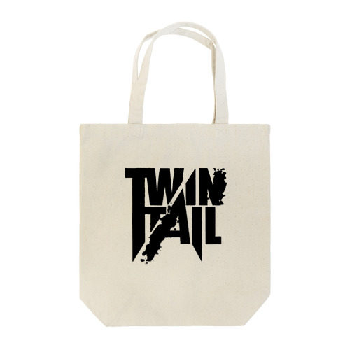 TWINTAIL-black Tote Bag