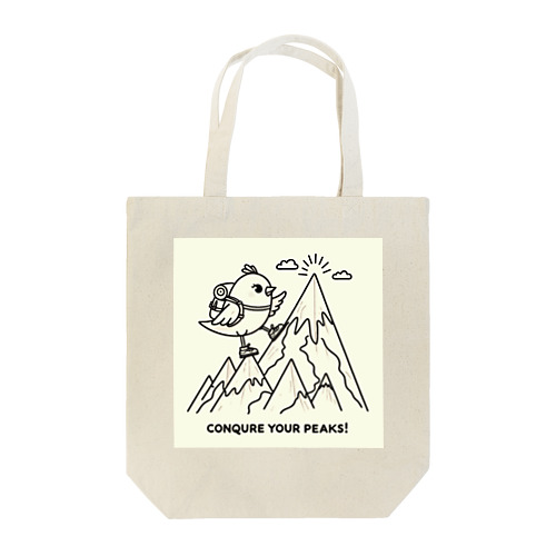Conquer Your Peaks!  トートバッグ