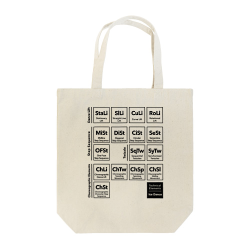 Technical Elements [Ice Dance] Tote Bag
