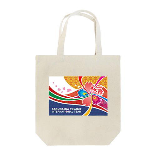 桜舞国際チーム　旗デザイン Tote Bag