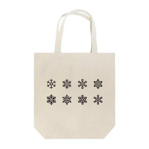 シンプルな雪の結晶イラスト Tote Bag