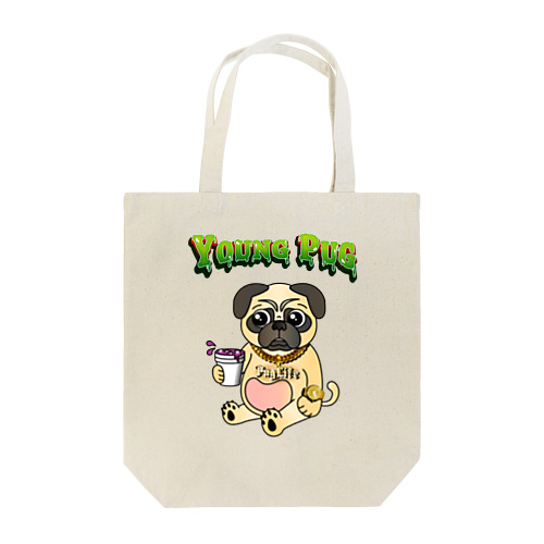 YOUNG PUG トートバッグ