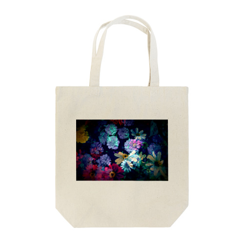 midnight flowers Tote Bag