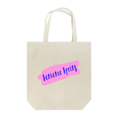 Sentence Spring blue Tote Bag