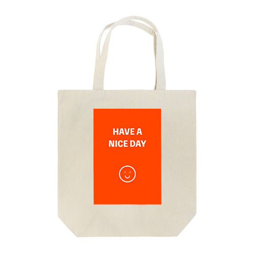 HAVE A NICE SMILEY Tote Bag