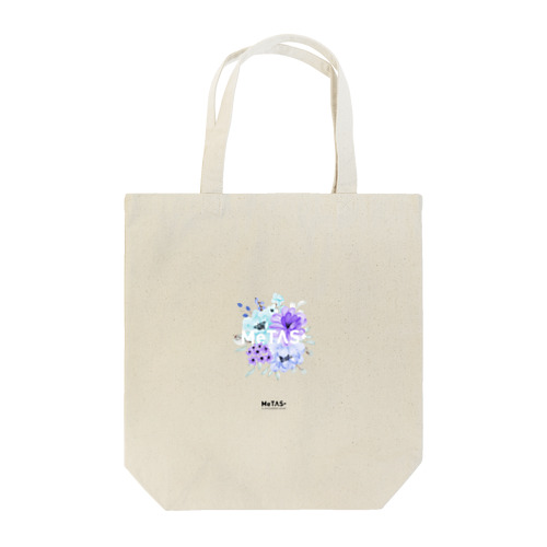 MeTAS＋（ミタス）ブルーフラワー Tote Bag