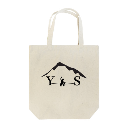 YSダブルドロップニー-ブラック Tote Bag