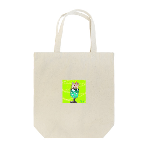 みぃちゃん on the melon soda Tote Bag