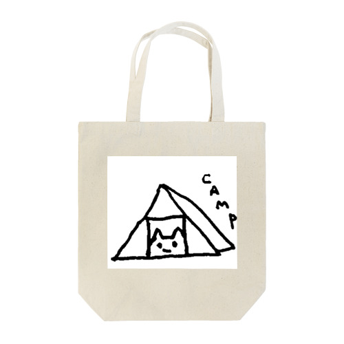 ぴよこねこ -Camp- Tote Bag