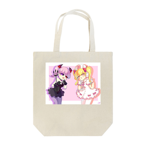 しろぽんくろぽん Tote Bag