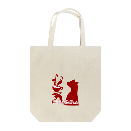 赤猫茶会ロゴ トートバッグ