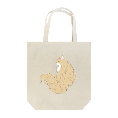 ふわふわしっぽの猫 Tote Bag