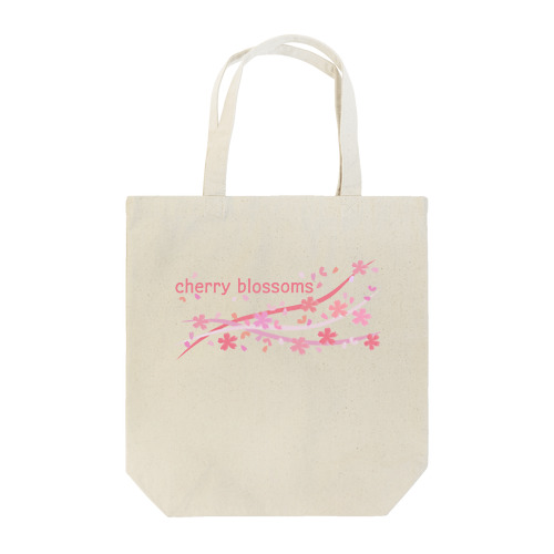 cherry blossoms トートバッグ