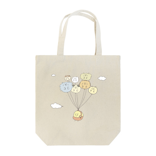 じゃがいもくん「ねこ風船」 Tote Bag