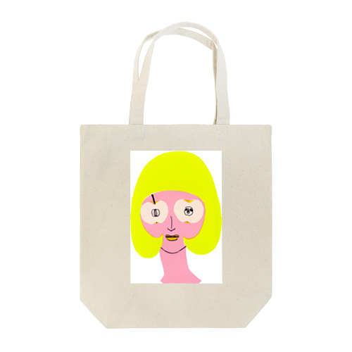 apple lady Tote Bag