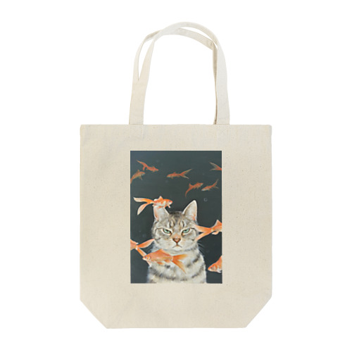 金魚と猫 Tote Bag