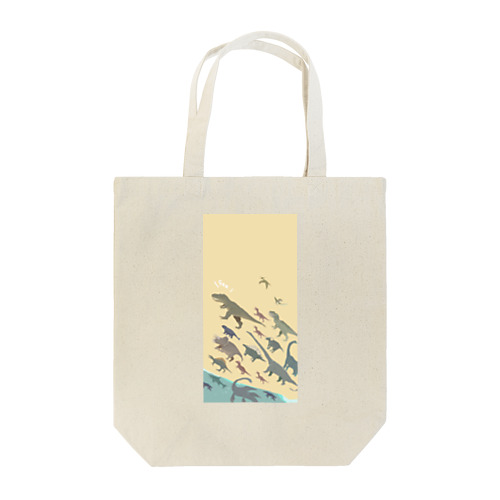 恐竜大行進 Tote Bag