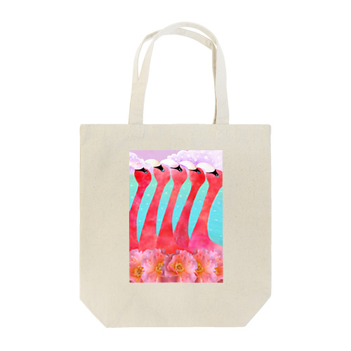 ピンクフラミンゴ Tote Bag