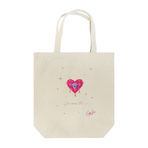 Diamond Heart Tote Bag